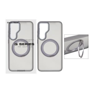 قاب اورجینال Magic Mask استند چرخشی Magsafe مدل Samsung Galaxy S24 FE - خاکستری - گوشی سامسونگ Galaxy A05 موبایل سرا فروش تلفن همراه و لوازم جانبی